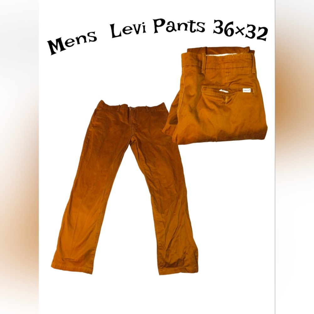Levi's Men's Pants 36x32 Orange